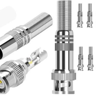 Securnix RG59 8 Pack Screw Spring BNC Connectors