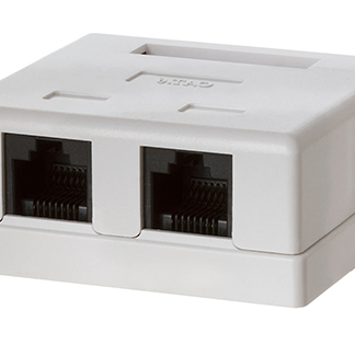 Netix RJ45 Double Surface Mount Box 29-0020A