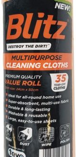 Tevo Blitz 35 Pack Roll Premium Multipurpose cleaning Cloths