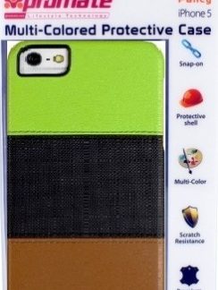 Promate Green/Black/Brown Pancy iPhone 5 Protective Case