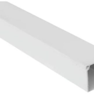 Solarix PVC Trunking 3 Metre 40mm X 40mm White