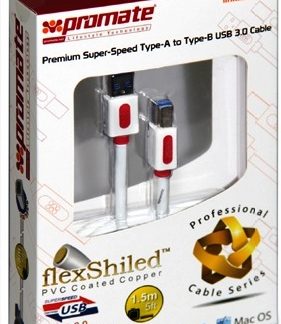 Promate U3 Premium Super Speed Type-A to B USB 3.0 Cable