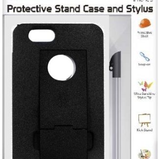 Promate Black Portfolio iPhone 5 Protective Stand Case