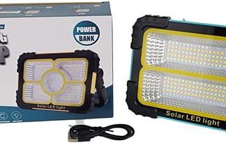 Solarix Blue Solar 30W Portable Rechargeable LED Light