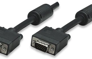 Manhattan Black 7.5m SVGA Monitor Cable