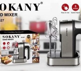 Sokany Hand Mixer 800W Silver Black