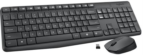 Logitech MK235 Wireless USB Keyboard and Optical Mouse