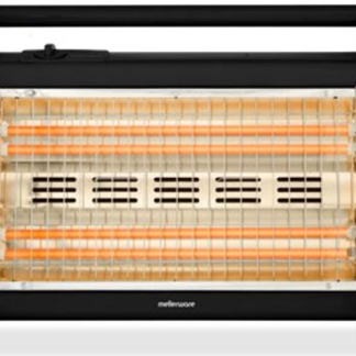 Mellerware Heater 2 Heat Settings Quartz Plastic Black 4