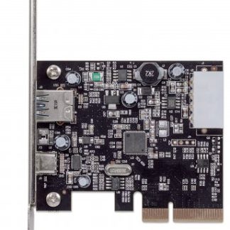 Manhattan PCI Express card 2x external ports