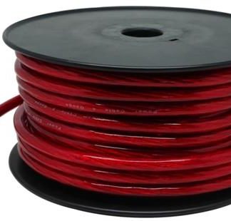 Solarix 25mm2 Battery Power Cable 30 Metre Roll Red