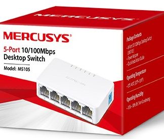 Mercusys 5 Port Desktop Switch