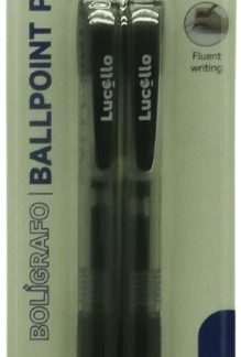 Artwell 2 Pack Ballpoint Black Pens
