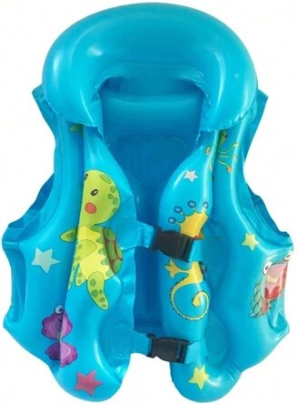 Casey Kids Small Inflatable Swimming Vest Blue