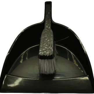 Casey Handheld Dust Pan And Brush Set Black