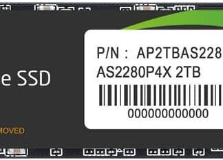 Apacer AS2280P4X M.2 PCIe Gen3 x 4 1TB SSD