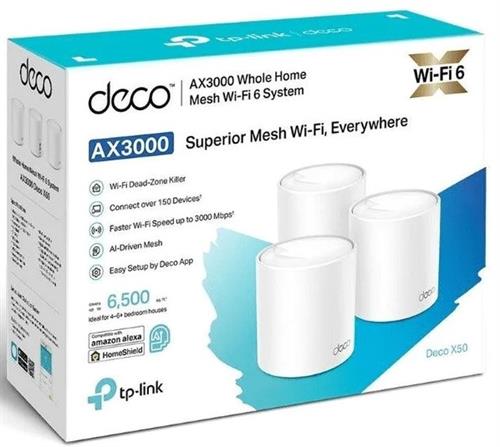 TP Link Deco X55 AX3000 Whole Home Mesh Wi-Fi 6 System