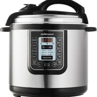 Mellerware 1000W Juno 6 Litres Pressure Cooker With LED Display